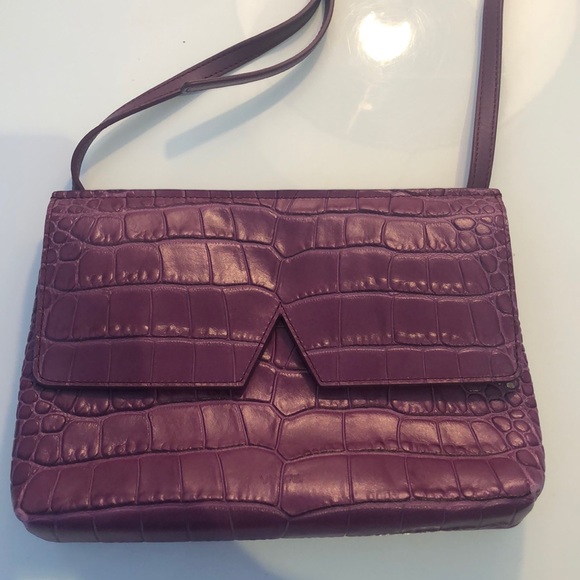 Vince Handbags - Vince purple leather crossbody bag